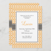 Invitation du 25e anniversaire (Devant / Derrière)