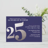 Invitation du 25e anniversaire d'affaires (Debout devant)