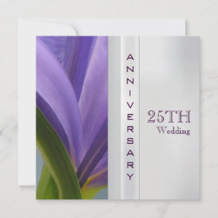 Invitation du 25e anniversaire du Mariage