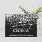 Invitation du 25e anniversaire du Mariage (Debout devant)