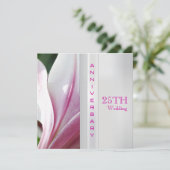 Invitation du 25e anniversaire du Mariage (Debout devant)