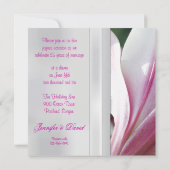 Invitation du 25e anniversaire du Mariage (Dos)