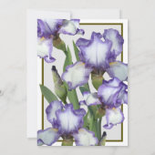 Invitation du 25e anniversaire du Mariage (Dos)