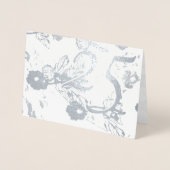 Invitation du 25e anniversaire du Mariage d'argent (Devant)