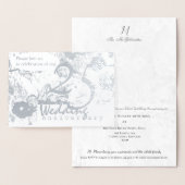 Invitation du 25e anniversaire du Mariage d'argent (Affichage)