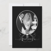 Invitation du 25e anniversaire du Mariage - Insert (Devant)