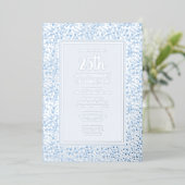 Invitation du 25e anniversaire du Mariage Silver B (Debout devant)