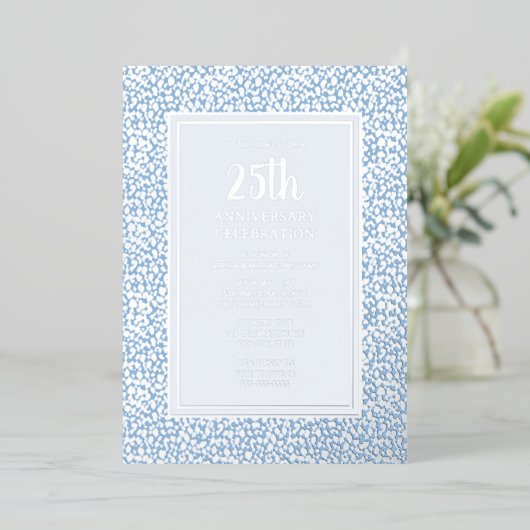 Invitation du 25e anniversaire du Mariage Silver B (Debout devant)