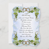 Invitation du 25e anniversaire Hydrangeas (Devant)