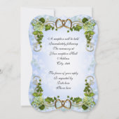 Invitation du 25e anniversaire Hydrangeas (Dos)