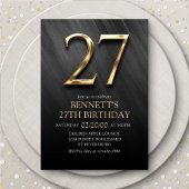 Invitation du 27e anniversaire
