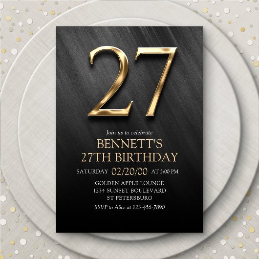 Invitation du 27e anniversaire