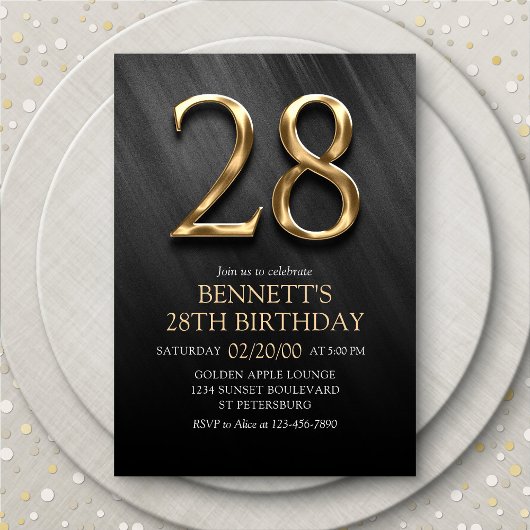 Invitation du 28e anniversaire