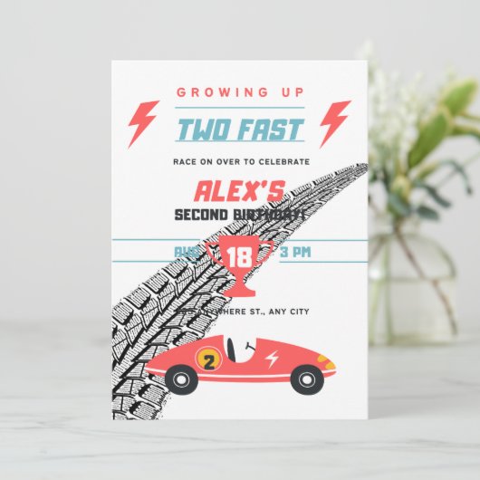 Invitation du 2e anniversaire (Debout devant)