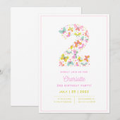 Invitation du 2e anniversaire (Devant / Derrière)