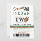 Invitation du 2e anniversaire de la deuxième desce (Devant)