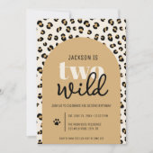 Invitation du 2e anniversaire de Two Wild Boy (Devant)