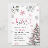 Invitation du 2e anniversaire, deux Anniversaire r (Devant)