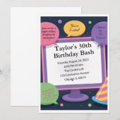 Invitation du 30e anniversaire (Devant / Derrière)