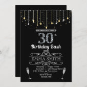 Invitation du 30e anniversaire (Devant / Derrière)