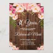 Invitation du 30e anniversaire, Anniversaire Maria (Devant / Derrière)