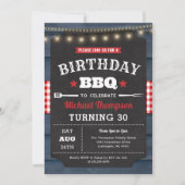 Invitation du 30e anniversaire - Barbecue Party (Devant)