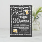 Invitation du 30e anniversaire | Courses et bières (Debout devant)