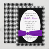 Invitation du 30e anniversaire de Black and White (Devant / Derrière)