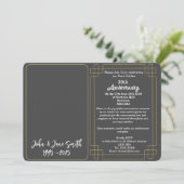 Invitation du 30e anniversaire du jubilé de perles (Debout devant)