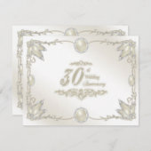 Invitation du 30e anniversaire du Mariage (Devant / Derrière)