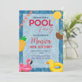 Invitation du 30e anniversaire du Pool Party (Debout devant)