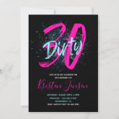 Invitation du 30e anniversaire | Invitation du 30e (Devant)