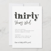 Invitation du 30e anniversaire | Photo 30e anniver (Devant)