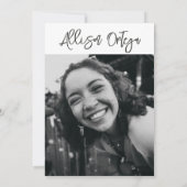 Invitation du 30e anniversaire | Photo 30e anniver (Dos)