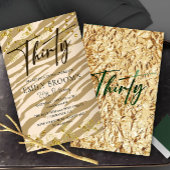 Invitation du 30e anniversaire sauvage