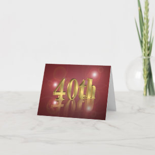 Invitation Du 40E Anniversaire