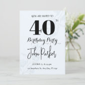 Invitation du 40e anniversaire (Debout devant)