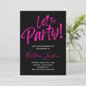 Invitation du 40e anniversaire | 40e anniversaire (Debout devant)