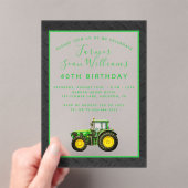 Invitation du 40e anniversaire de l'agriculteur (In situ (ordinateur de poche))