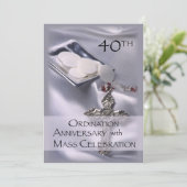 Invitation du 40e anniversaire d'ordination (Debout devant)