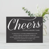 Invitation du 40e anniversaire du Mariage (Debout devant)