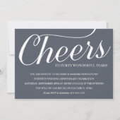 Invitation du 40e anniversaire du Mariage chic (Devant)