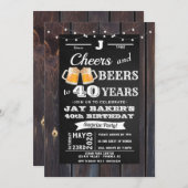 Invitation du 40e anniversaire, Invitation du 21e  (Devant / Derrière)