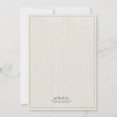 Invitation du 40e anniversaire - Personnaliser (Dos)