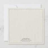 Invitation du 40e anniversaire - Personnaliser (Dos)