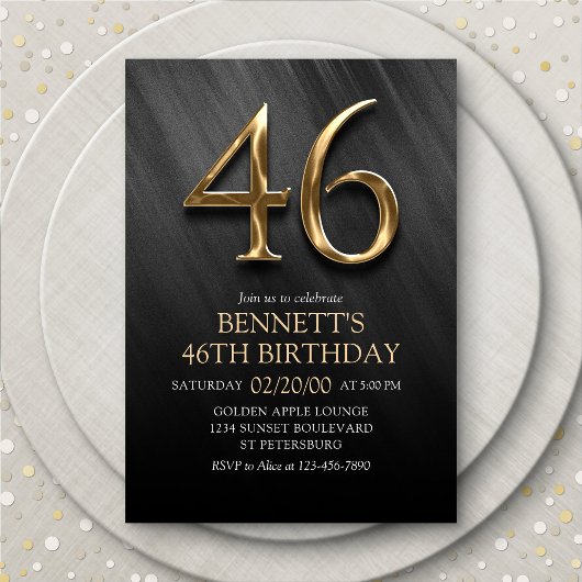 Invitation du 46e anniversaire