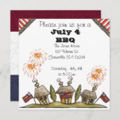 Invitation du 4 juillet (Devant / Derrière)