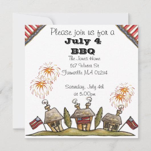 Invitation du 4 juillet (Devant)