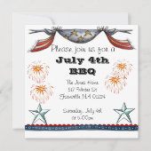 Invitation du 4 juillet (Devant)