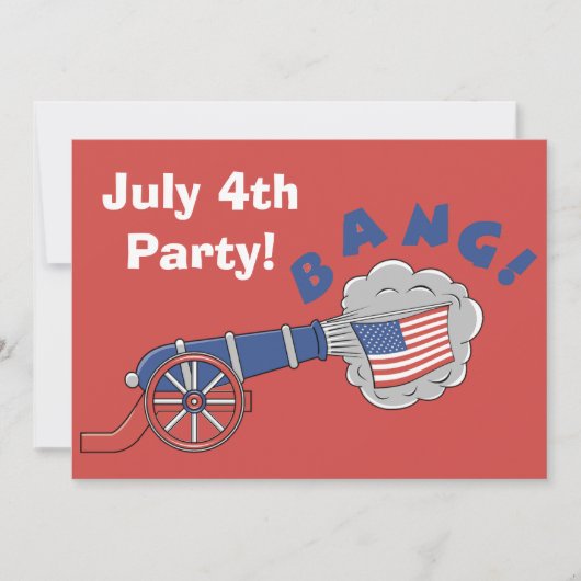 Invitation du 4 juillet (Devant)